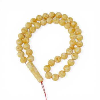 45 Rosary Islamic Spiritual Gift Amber Prayer Beads Rosary-Amber rosaries-Home