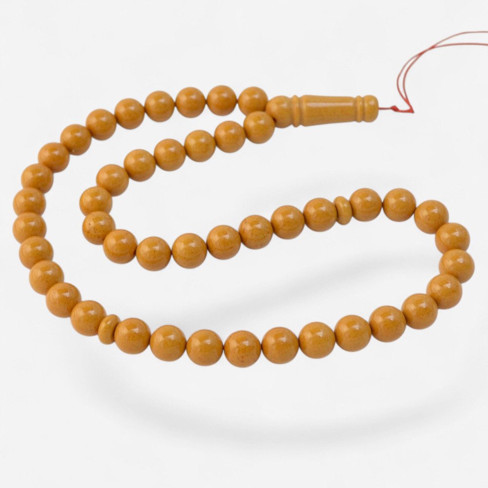 Amber Tasbih Prayer Beads Gift Spiritual Meditation Beads-Amber rosaries-Home