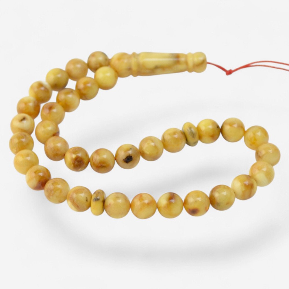 9mm premium gift rosary with Baltic amber beads-Amber rosaries-Home