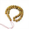 Compact prayer beads - Pressed amber rosary gift-Amber rosaries-Home