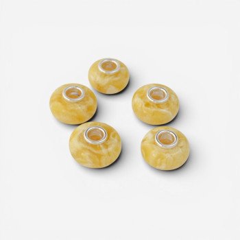1 pcs Pressed amber beads for jewelry making-Amber beads-Other