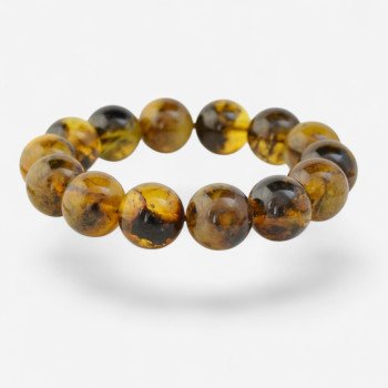 Amber Bracelet for Women, Baltic Amber Beads, Minimalist Jewelry Gift-Home-
