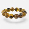 Amber Bracelet for Women, Baltic Amber Beads, Minimalist Jewelry Gift-Home-