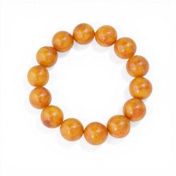 Amber Bracelet, Baltic Amber Jewelry, Simple Elegant Gift for Women-16 mm amber bracelets-Amber bracelets