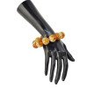 Anniversary jewelry gift amber bracelet for men or women 20 mm-Amber bracelets-Home
