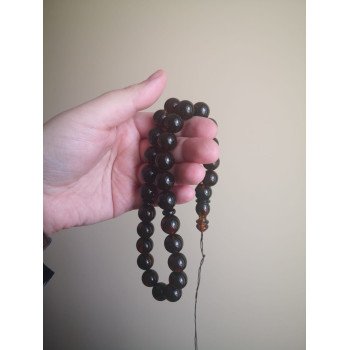 Spiritual Muslim beads - Amber prayer rosary