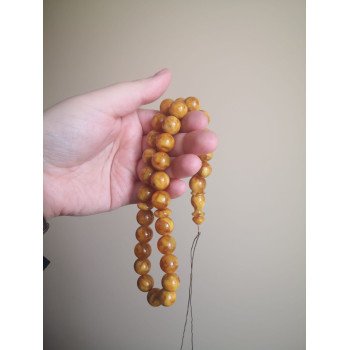 Premium Amber Rosary – Islamic Heritage