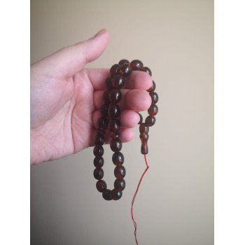 Turkish Artisan Modified Amber Rosary
