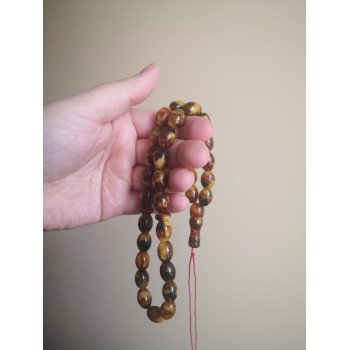 Pressed Amber tasbeeh for Eid al-Fitr gift ideas