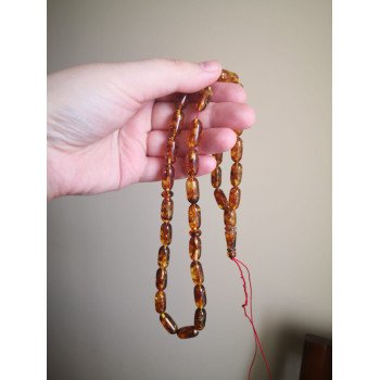 Baltic Amber Tasbih Handmade Rosary Prayer Beads Daily Dhikr