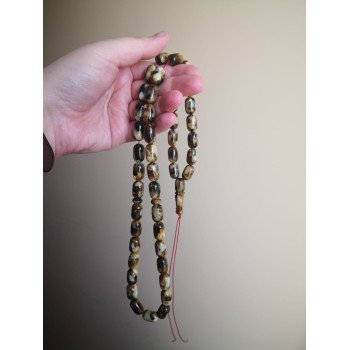 Muslim Prayer Beads Amber 33 - Amber rosary