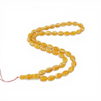 Baltic Amber Muslim Tasbih 45 - Amber Prayer Rosary-Amber rosaries-Home