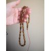 Traditional prayer beads with Baltic amber Tube beads