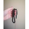 Pressed amber rosary - tasbih for connection with Allah