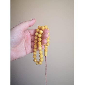 Modified Amber Rosary – Authentic Tesbih for Dhikr