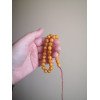 Elegant amber misbaha tasbih for Quran recitation