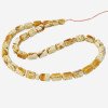 Pressed amber rosary - prayer accessory 33 beads