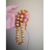 Golden Baltic Amber Tasbih 33 Count Amber Rosary-Amber rosaries-Home