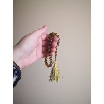 Authentic modified amber rosary - Amber misbaha