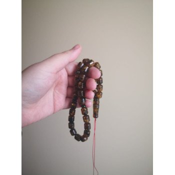 Amber Misbaha for Muslim Prayer 33 Beads