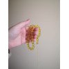 Pressed amber rosary Religious accessory