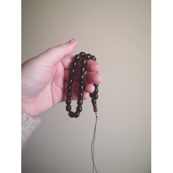 Eid Elegance – Pressed Amber Rosary