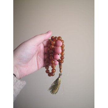 Classic Modified Amber Rosary – Zikr Ready