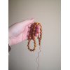 Pressed Amber Islamic Rosary Misbaha Gift for Meditation and Worship