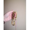 Elegant religious gift – pressed amber rosary beads
