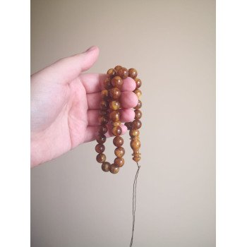 Pressed amber rosary Eid al-Adha gift idea