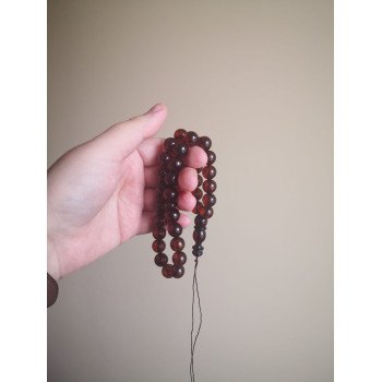 New Year Reflection – Pressed Amber Rosary