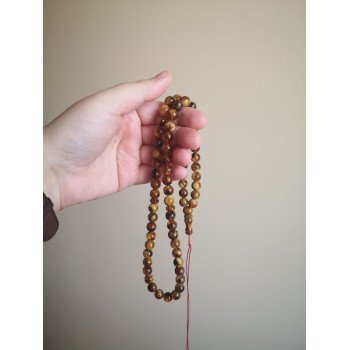 Pressed Amber Beads – For Muslim Dhikr