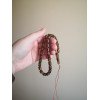 Pressed amber rosary - Sadaqah gesture gift idea
