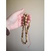 Pressed amber tasbih sale - Amber rosary