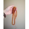 Butterscotch pressed amber rosary 45 beads