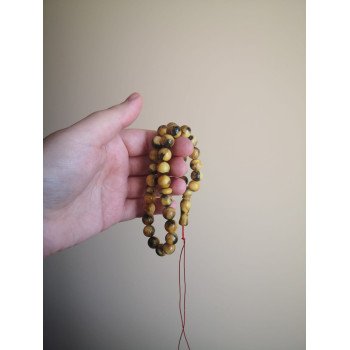 Pressed Amber Tasbeeh – For Deep Meditation