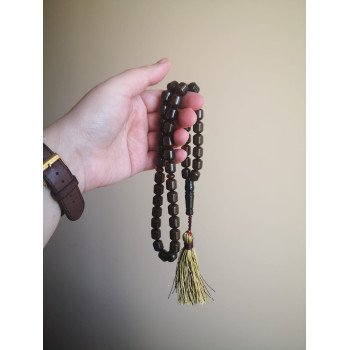 Pressed amber rosary Mid-Sha’ban gift idea