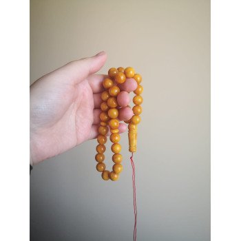 Zikr Modified Amber Rosary – Islamic Feel