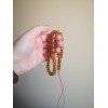Cognac Baltic amber rosary for muslims 33 beads