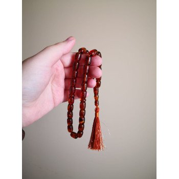 Amber Misbaha Rosary for Muslim Prayer
