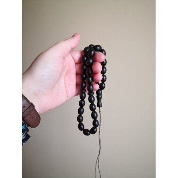Pressed Amber Islamic Prayer Beads Gift