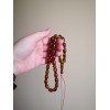 Pressed Amber Rosary Islamic Gift for Prayer