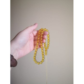 Amber misbaha beads - Rosary with amber
