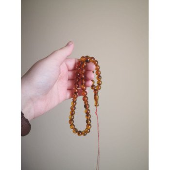 Amber Prayer Beads: spirituality of prayer gift