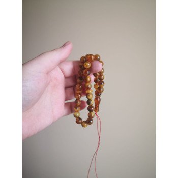 Islamic Prayer Beads Made of Pressed Baltic Amber