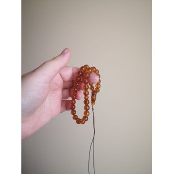 Modified amber rosary Daily dhikr gift idea