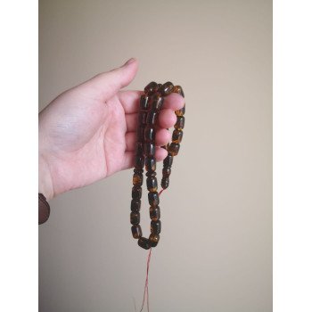 Modified Amber Rosary – For Devoted Muslims