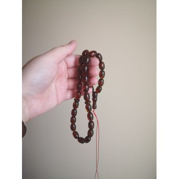 Natural pressed Amber Islamic Misbaha Rosary