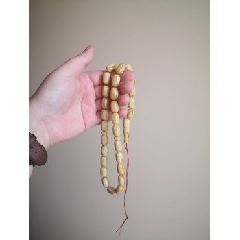 Pressed Amber Islamic Rosary Misbaha Gift for Prayer and Faith