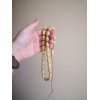 Pressed Amber Islamic Rosary Misbaha Gift for Prayer and Faith